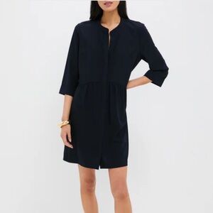 Tuckernuck Navy Crepe Royal Dress